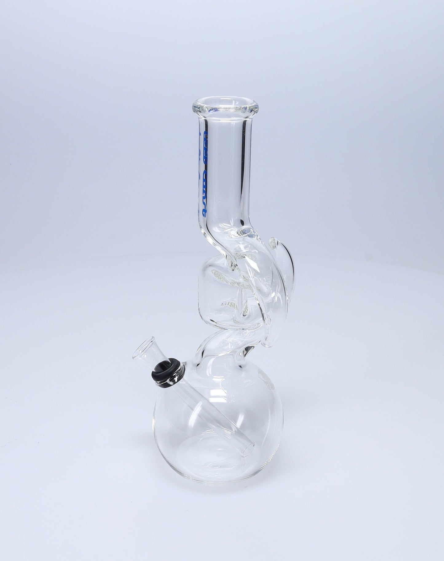 Left Coast Scientific Glass 9" Zig Zag Hook Water Pipe