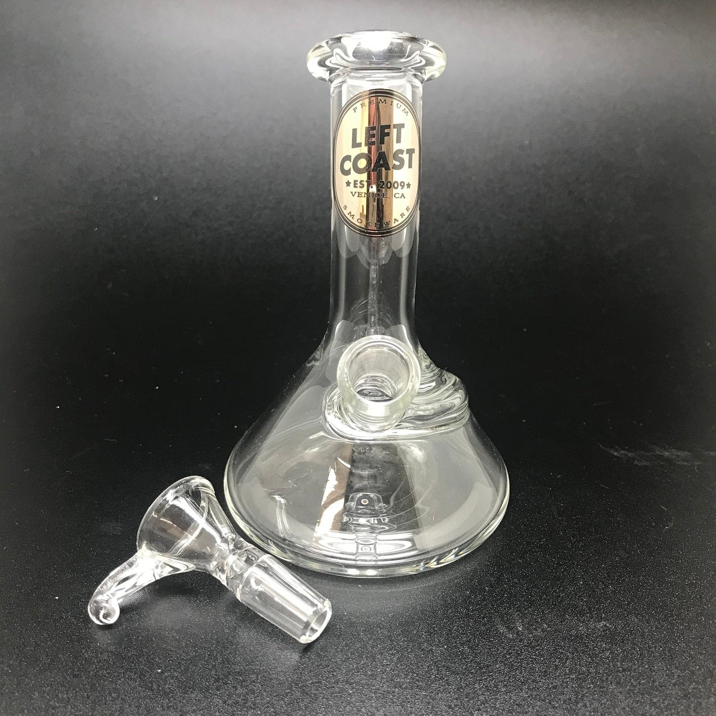 Left Coast Scientific Glass Rip Curl Beaker