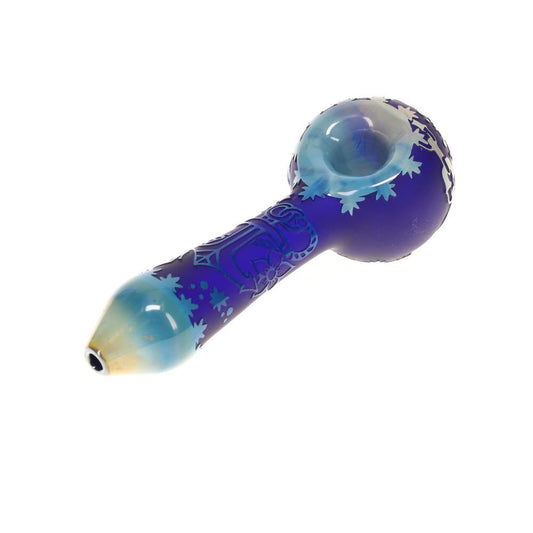 Liberty503 Glass Etched Solid Color Large Spoon