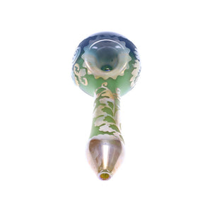 Liberty503 Glass Etched Triple Frit Wig Wag Spoon