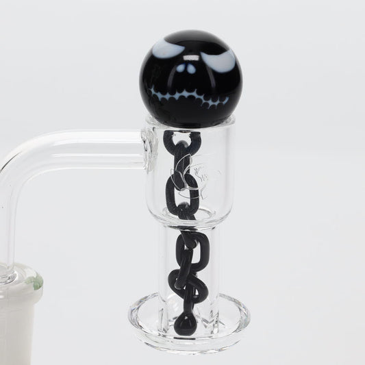 Lil Bear Glass Black Nitemare Ball and Chain Set