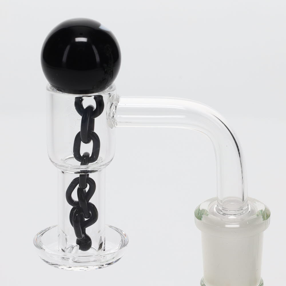 Lil Bear Glass Black Nitemare Ball and Chain Set