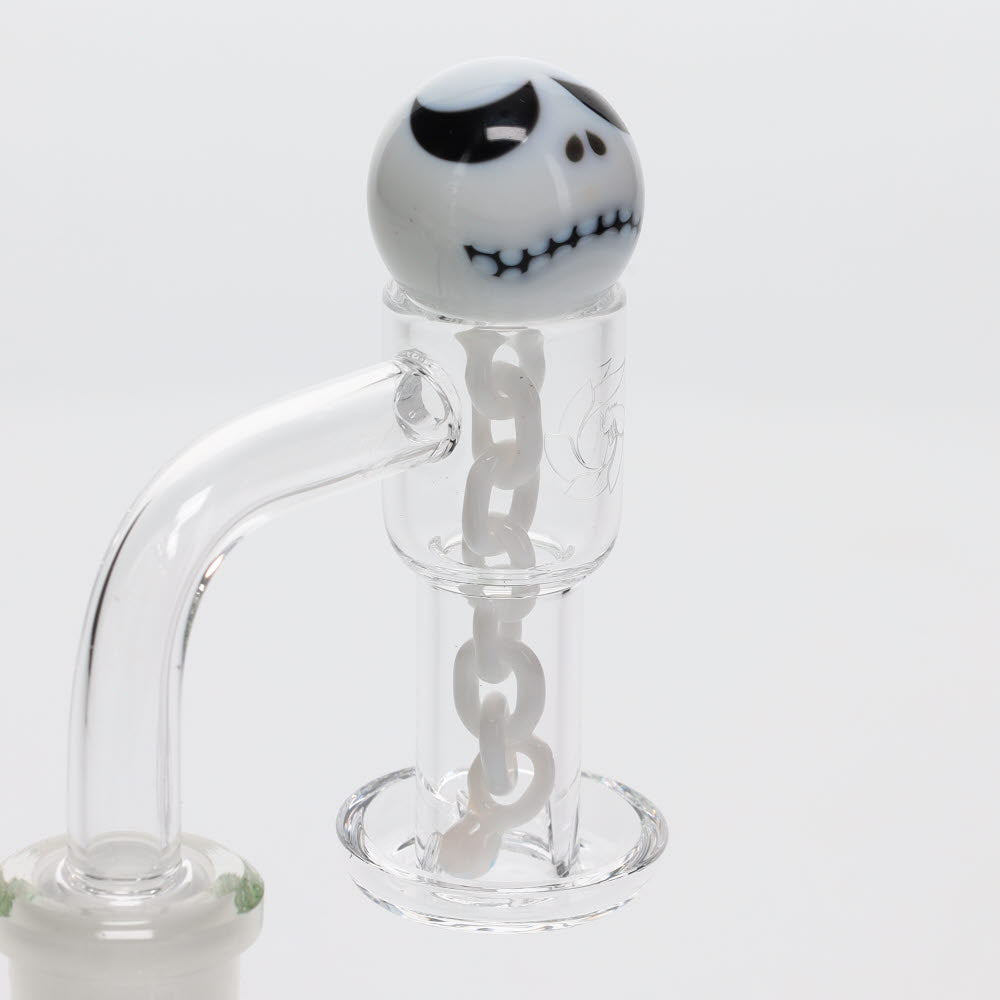 Lil Bear Glass White Nitemare Ball and Chain Set