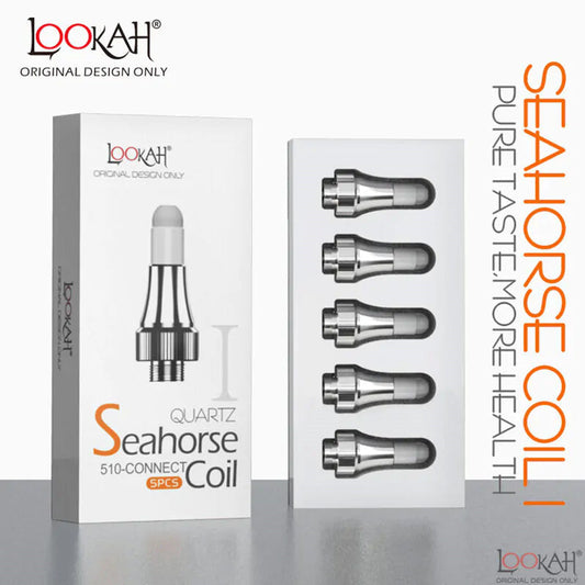 Lookah Seahorse Quartz Coil - Single