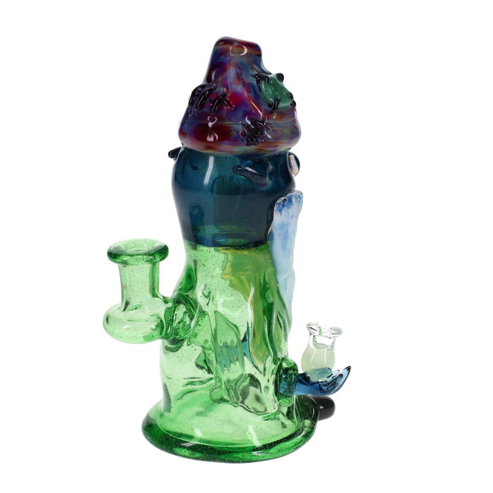 Lyssa Lou Glass Blue, Green, & White UV Gnomad