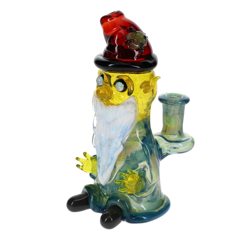 Lyssa Lou Glass Orange & White CFL Gnomad