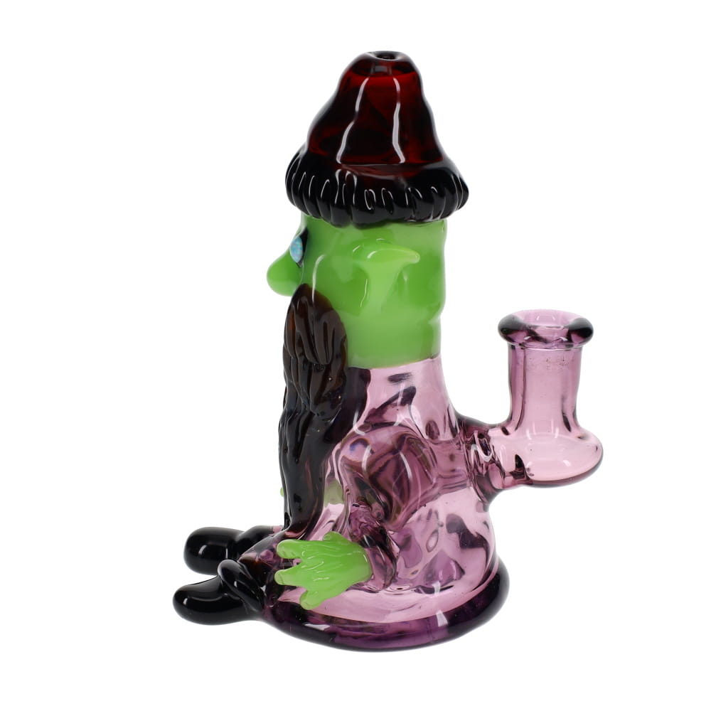 Lyssa Lou Glass Purple, Brown, & Green Gnomad