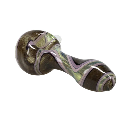 Matty White Glass Mini Mini Baby Vac Stack Spoon