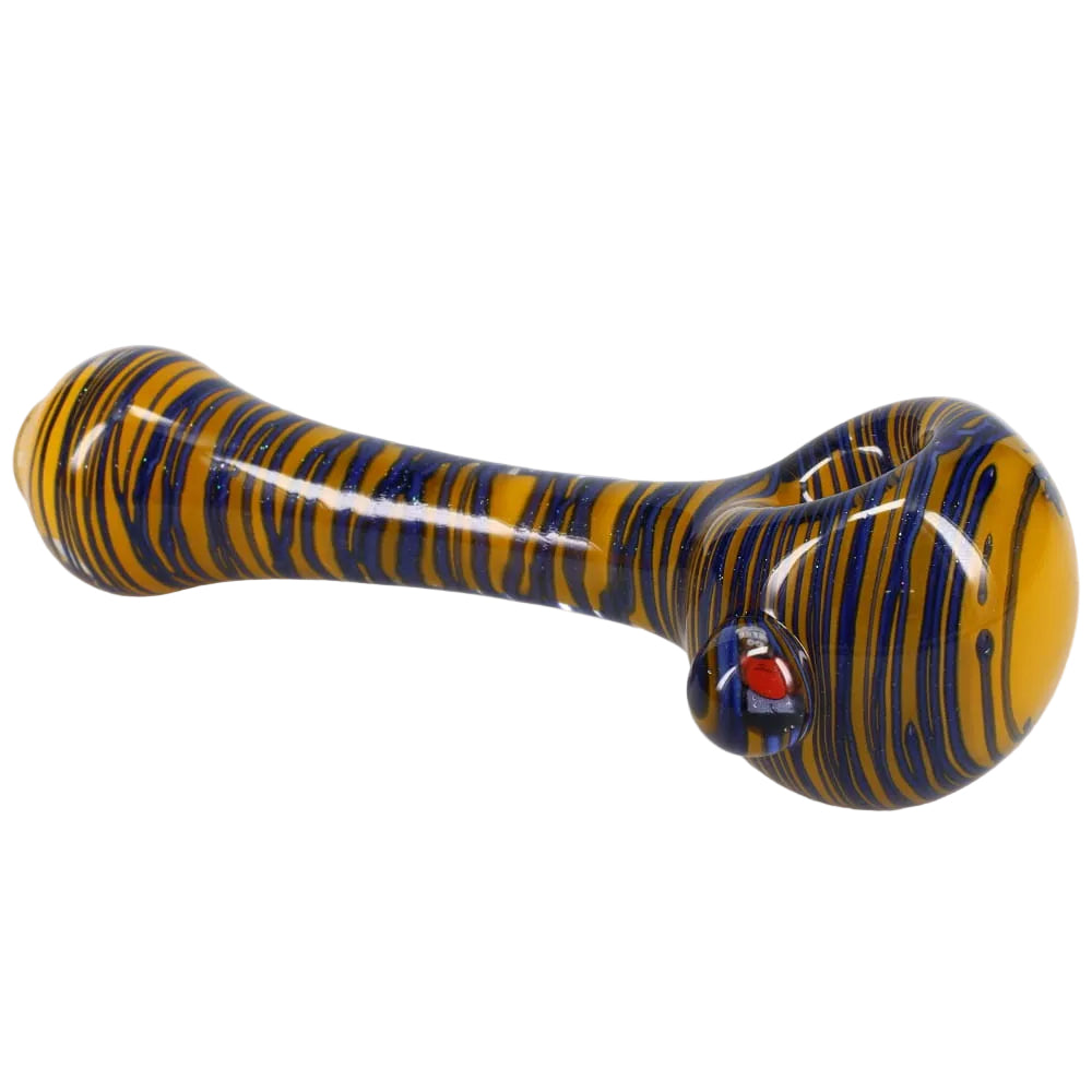 Matty White Glass Frit Coiled with Millie Spoon - Assorted Colors