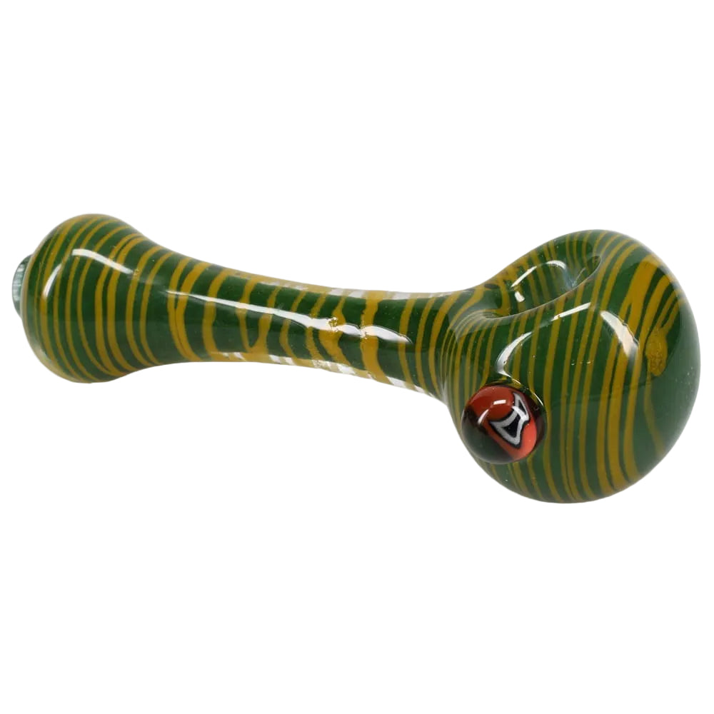 Matty White Glass Frit Coiled with Millie Spoon - Assorted Colors