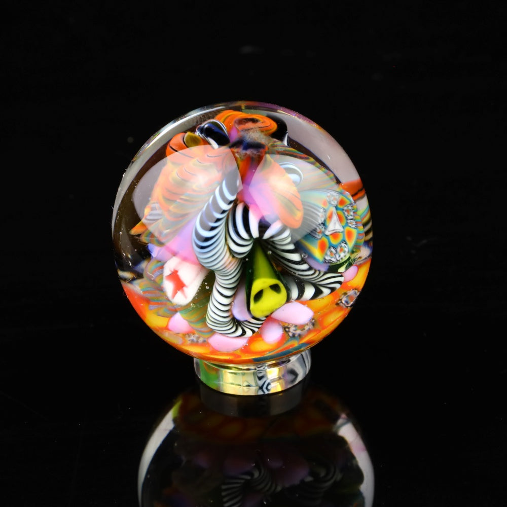 Millennium Glass Medium Confetti Millie Linework Marble 2