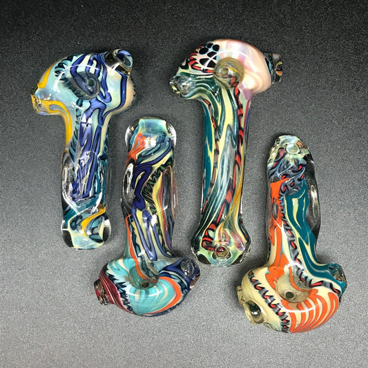 Nelson Glassworks Thick Gel Line Latty Spoon SALE