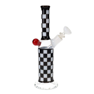 Niko Cray Black & White Sand Blasted Checkered Pattern Tube