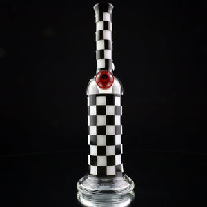 Niko Cray Black & White Sand Blasted Checkered Pattern Tube