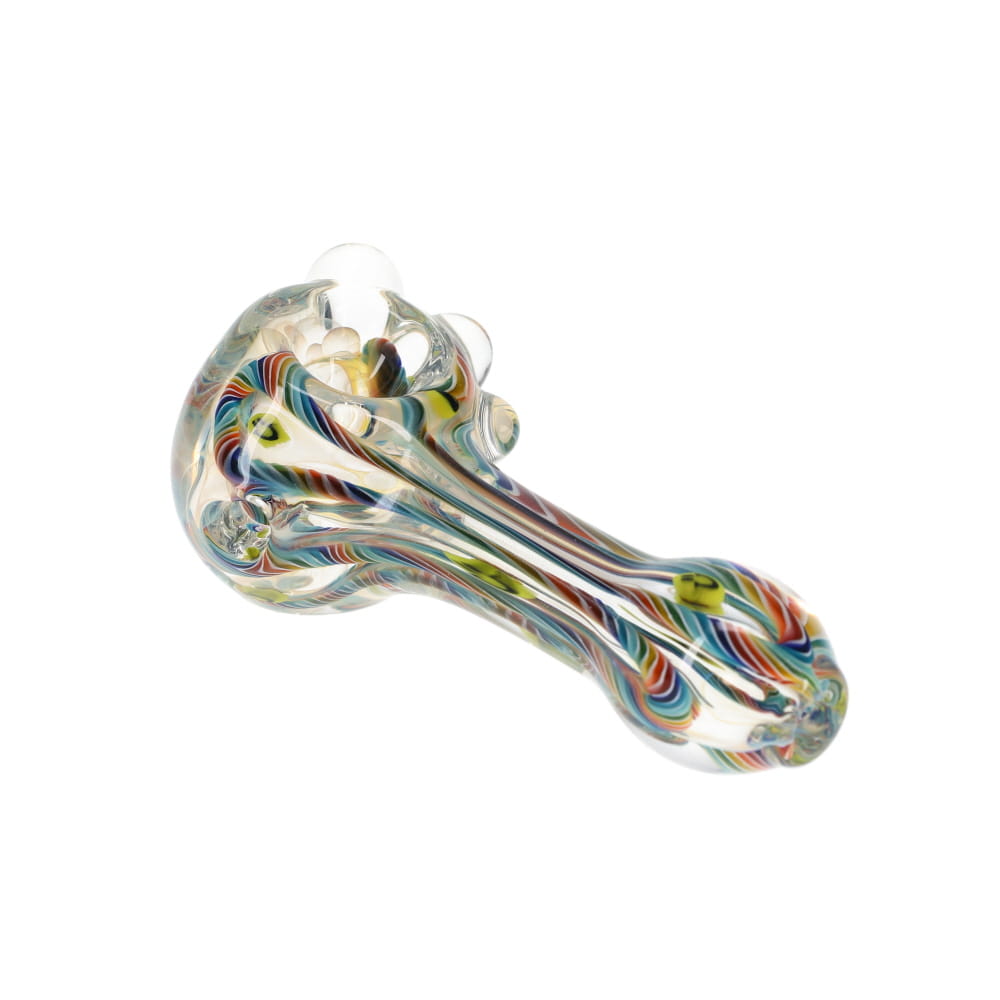 Niko Cray Rainbow Cane Yellow Smilely Face Spoon