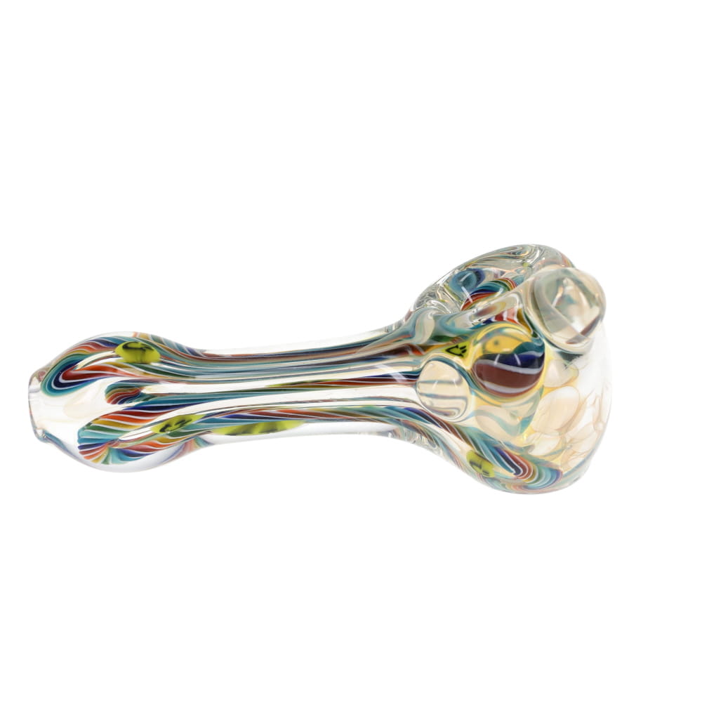 Niko Cray Rainbow Cane Yellow Smilely Face Spoon