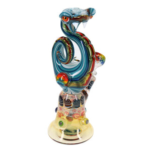 Niko Cray X Chunk Glass X Cowboy Glass Rainbow Snake Beaker