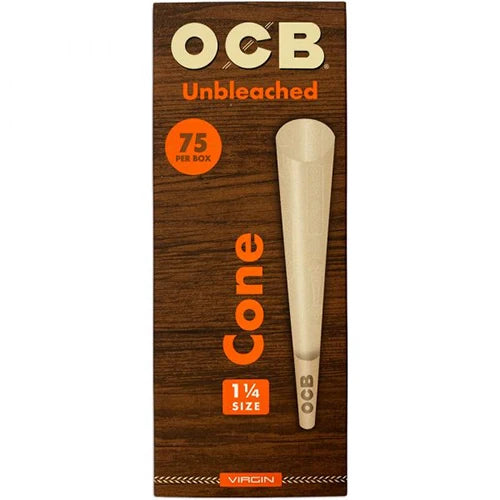 OCB Virgin 1.25 Cones 75 pack