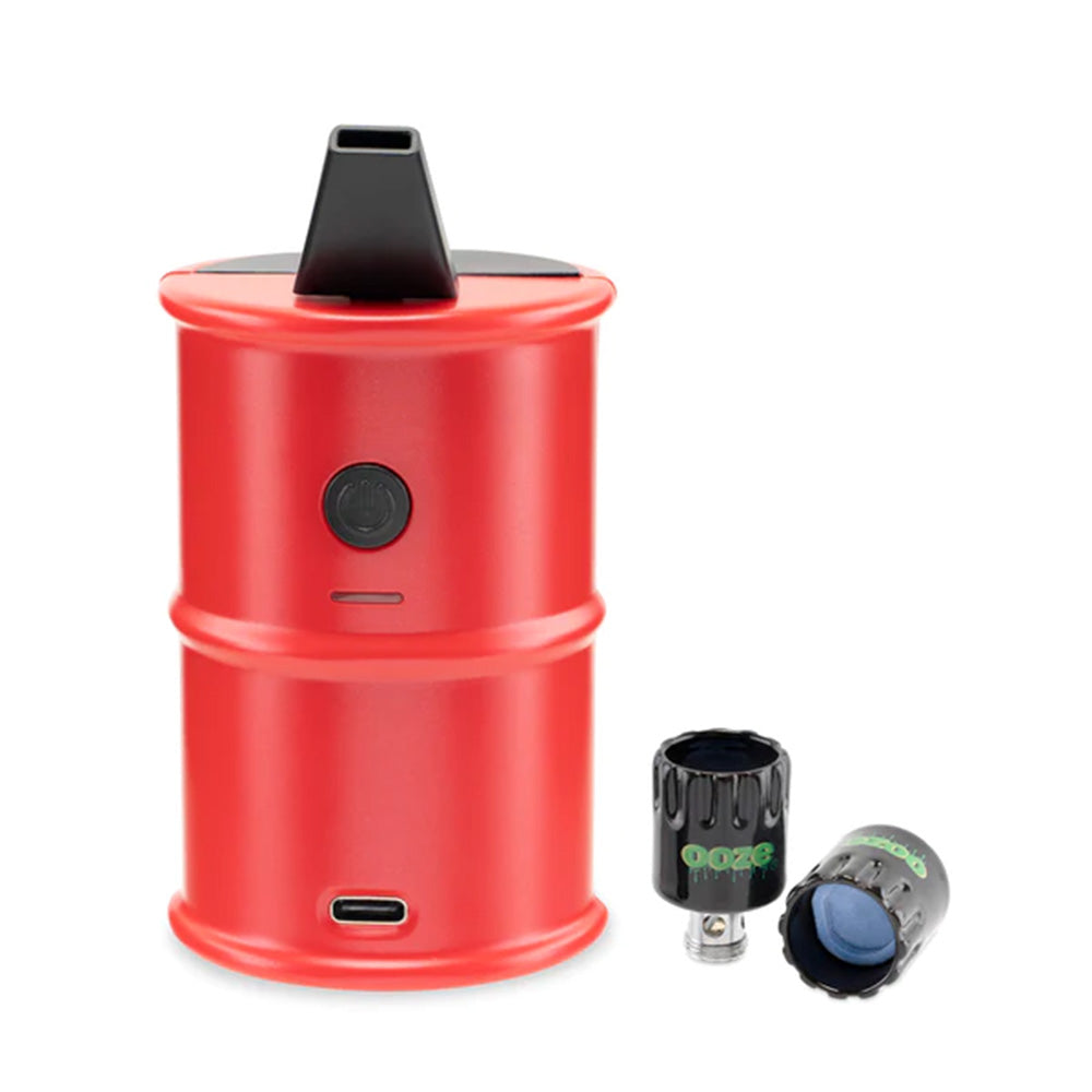 Ooze Electro Barrel E-Rig – C-Core 2000 MAh - Red / Red