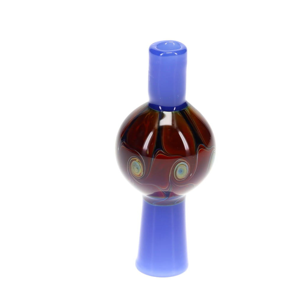 P.A. Jay Glass Amber Cobalt Bubble Cap