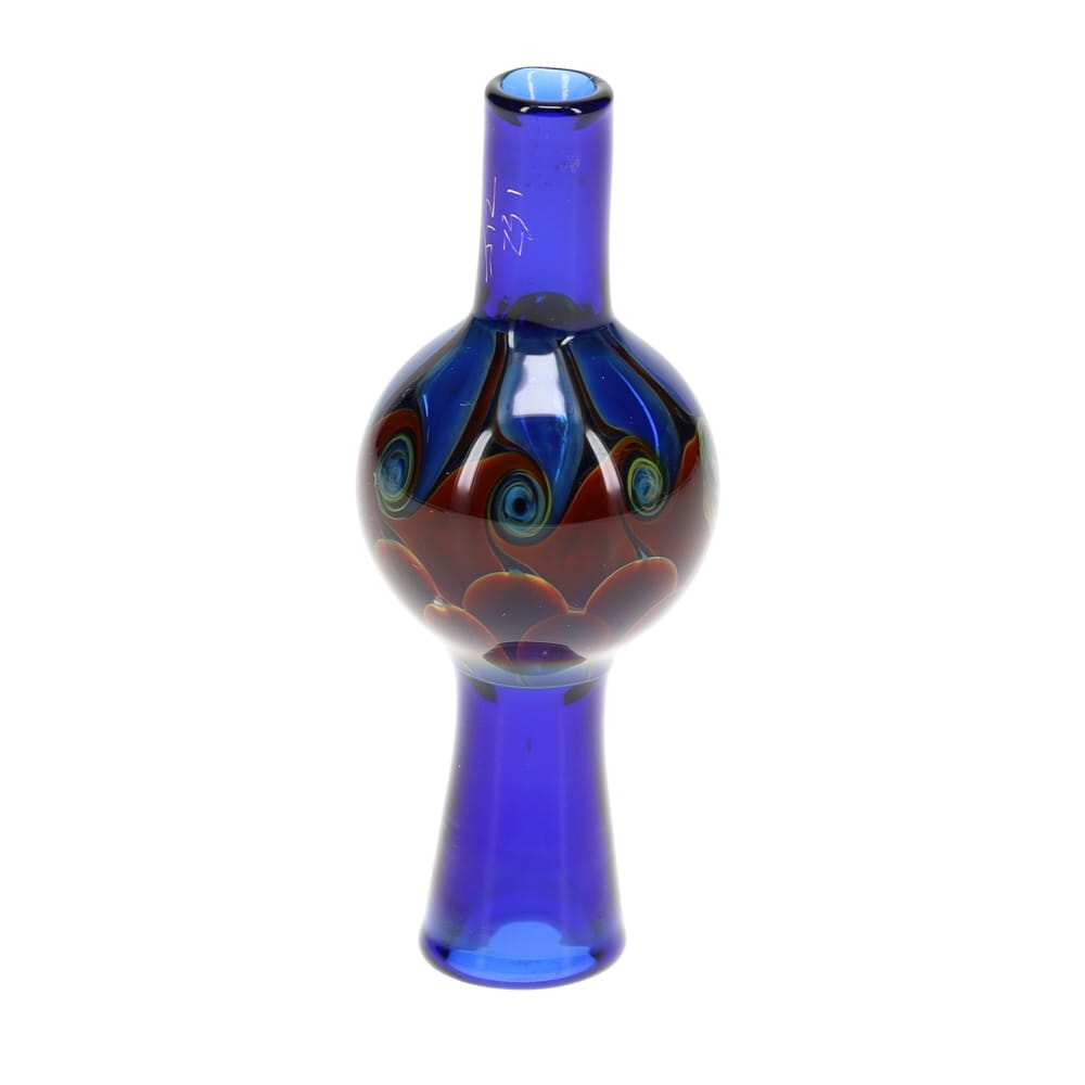 P.A. Jay Glass Cobalt & Blue Bubble Cap