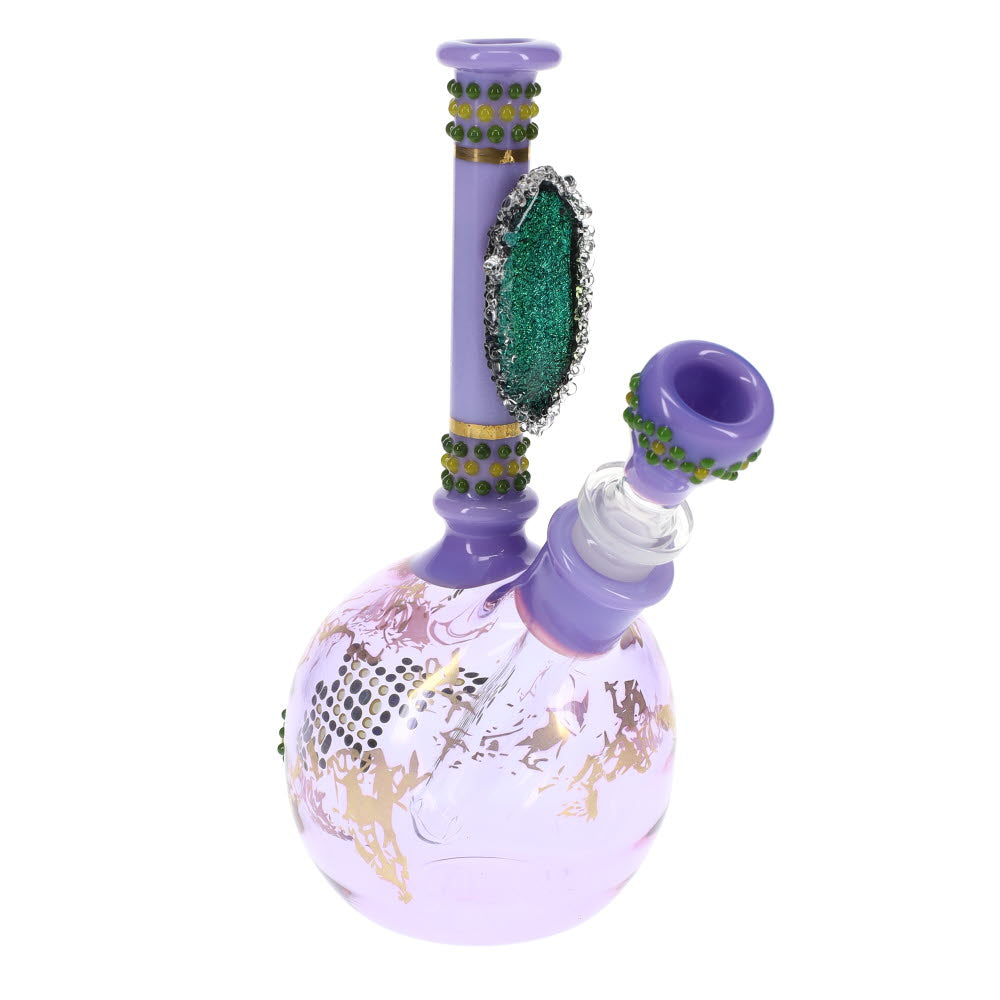 Phoenix Fire Milky Purple Geode Rig