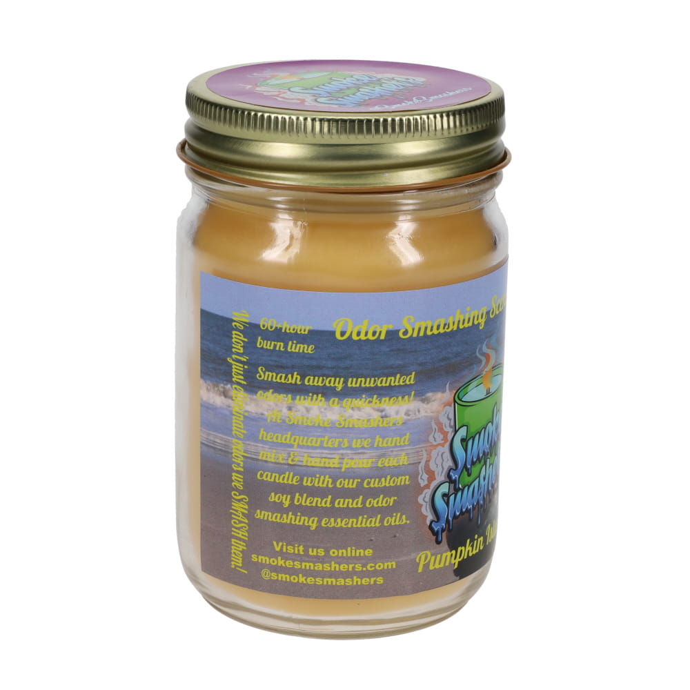 Smoke Smashers Odor Smashing Scented Soy Candle - Pumpkin Island