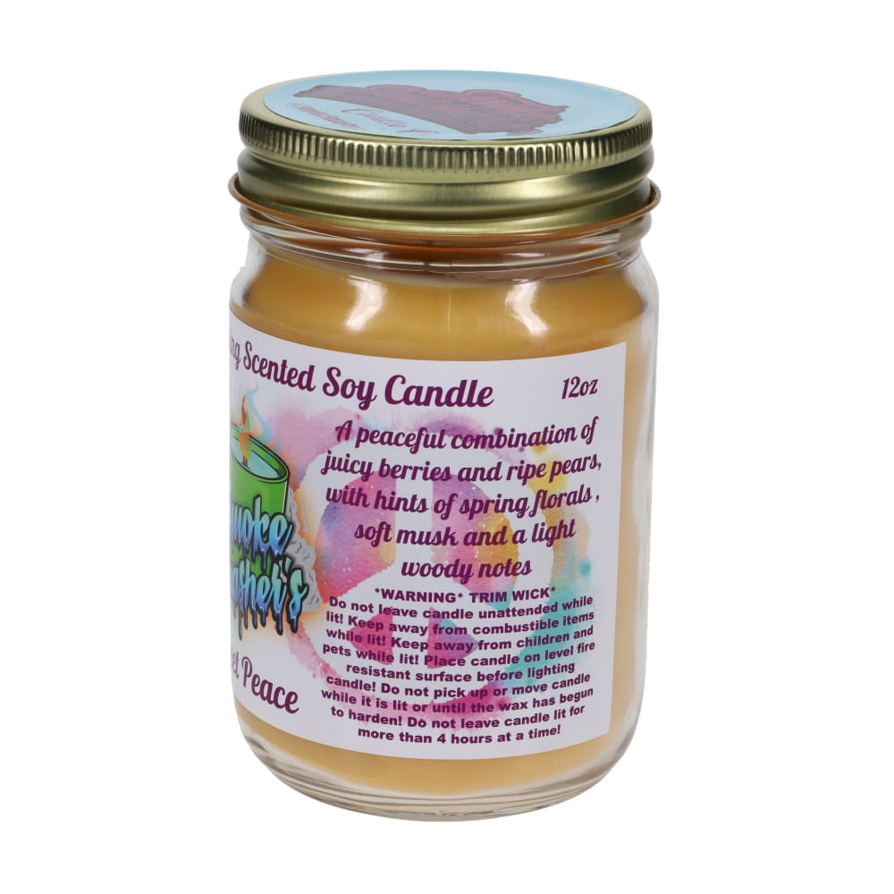 Smoke Smashers Odor Smashing Scented Soy Candle - Sweet Peace