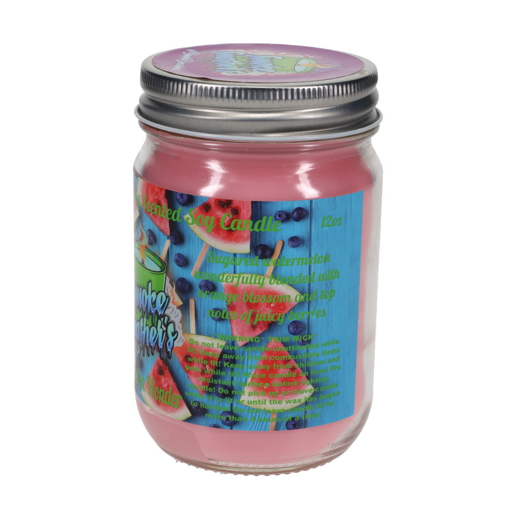 Smoke Smashers Odor Smashing Scented Soy Candle - Watermelon Wonder