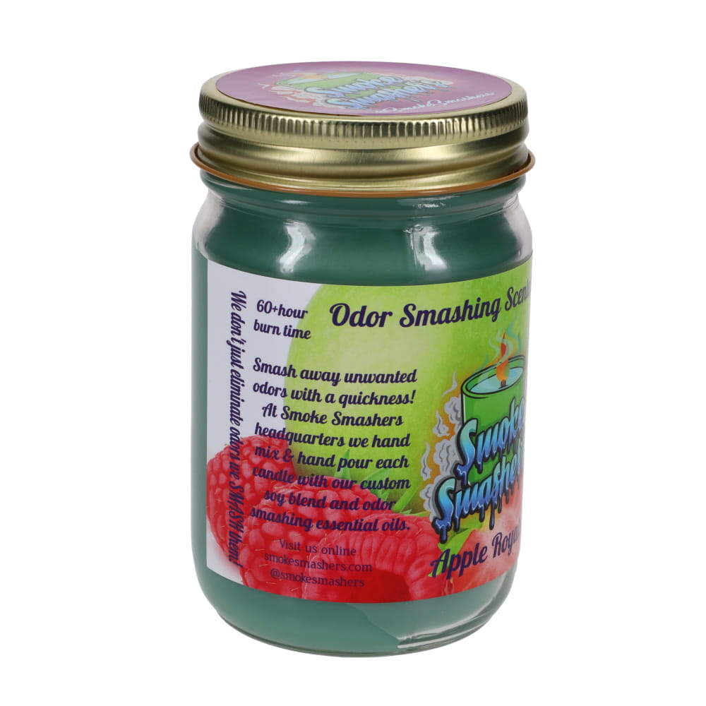 Smoke Smashers Odor Smashing Scented Soy Candle - Apple Royal