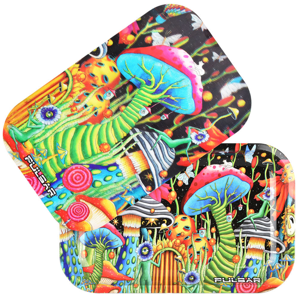 Pulsar 3D Garden of Cosmic Delights Magnetic Rolling Tray Lid