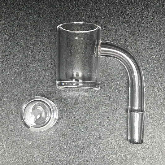 Quartz Banger - 10mm Male 90° with Cup Insert