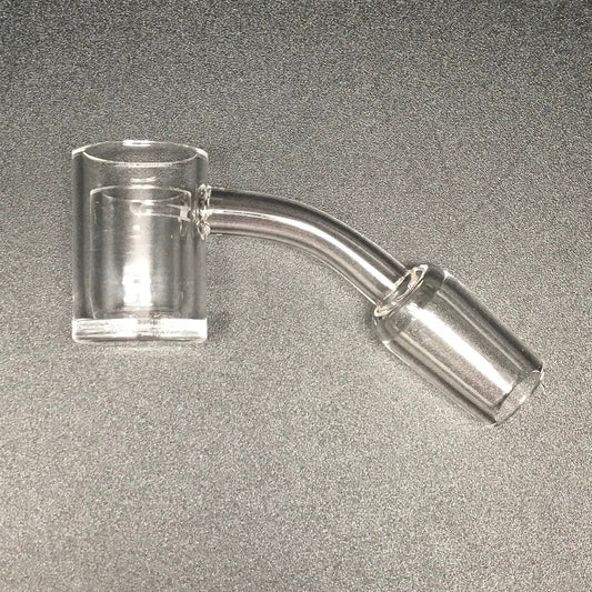 Quartz Banger – 14mm Male 90° 25mm Cup with Slitted Insert SALE