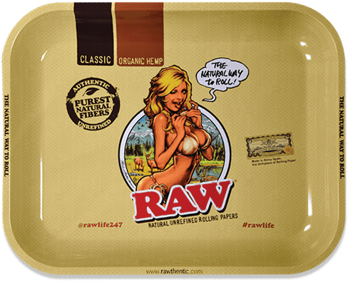 RAW Girl Rolling Tray - Large