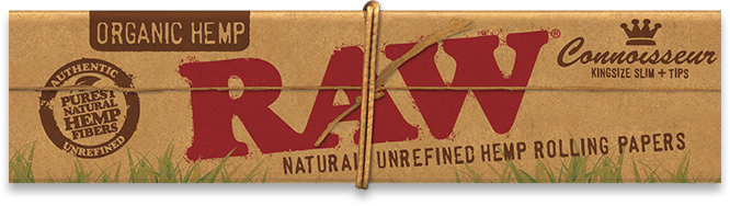 RAW Organic Hemp Connoisseur Kingsize Slim