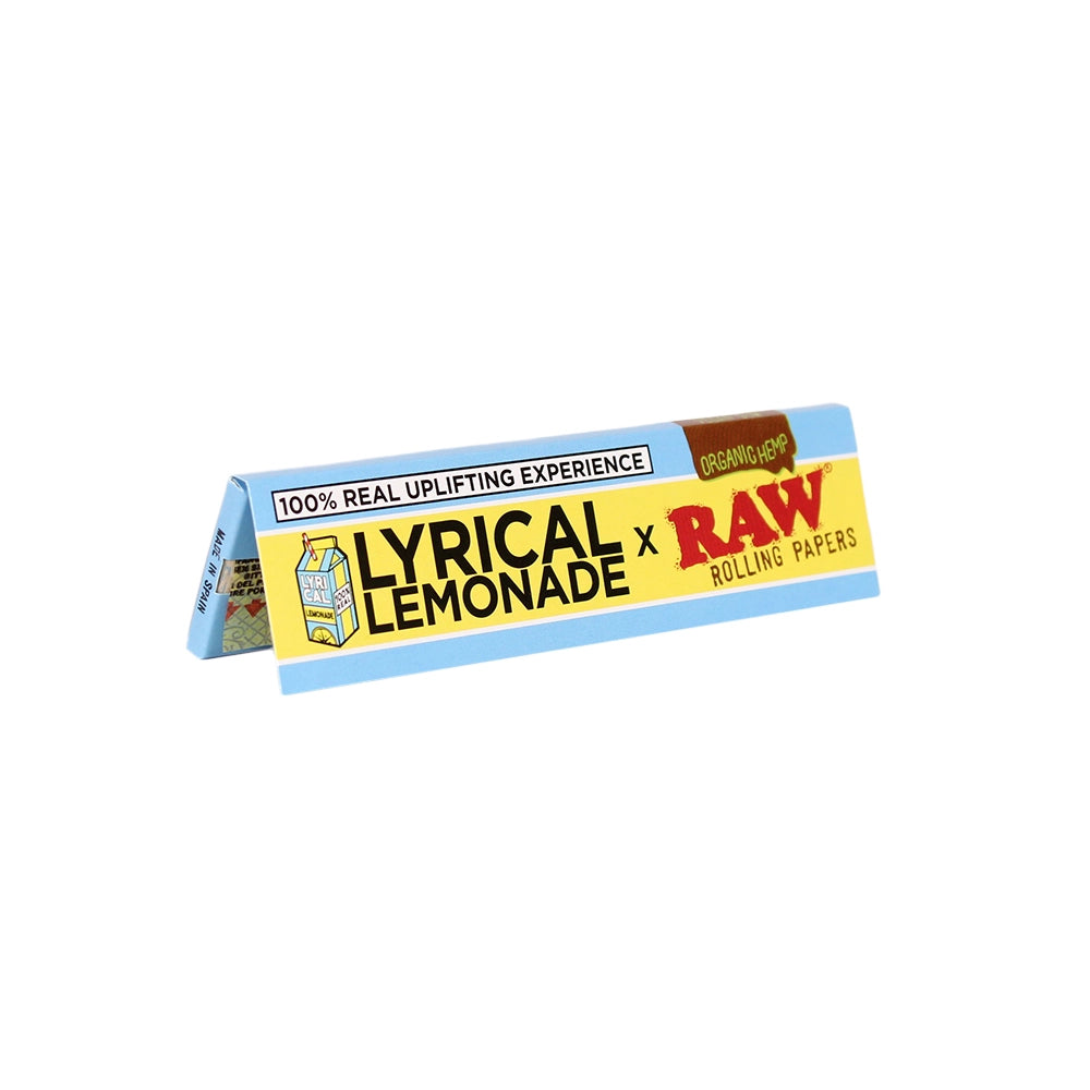 Raw x Lyrical Lemonade Organic Hemp King Size Wide Rolling Papers
