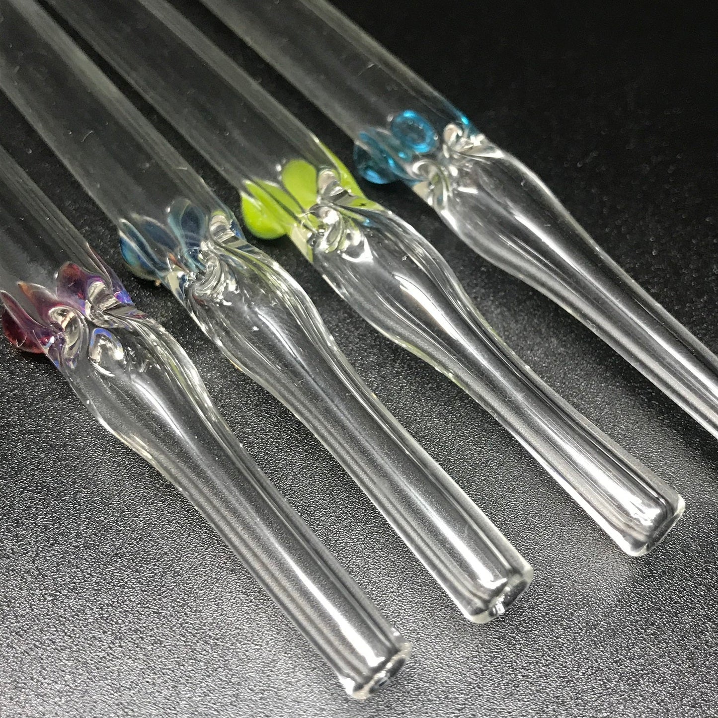 Ray Mondy Glass Clear Dabtini Nectar Straw