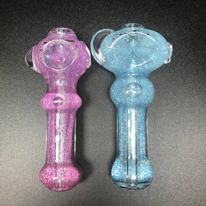 Raymond Bray Glass Glitter Liquid Filled Pipe