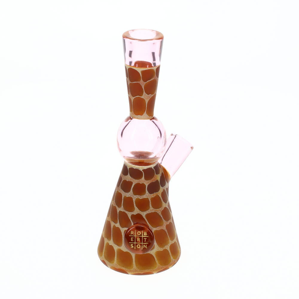 Robertson Glass Pink Giraffe Mini Tube