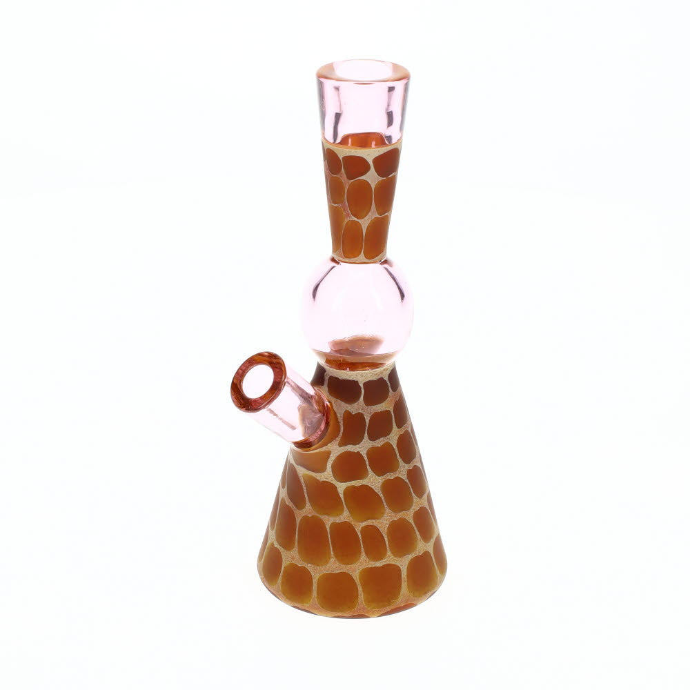 Robertson Glass Pink Giraffe Mini Tube