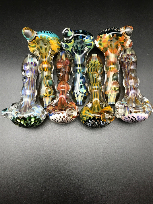 Rotational Science Glass Color Dot Pipe