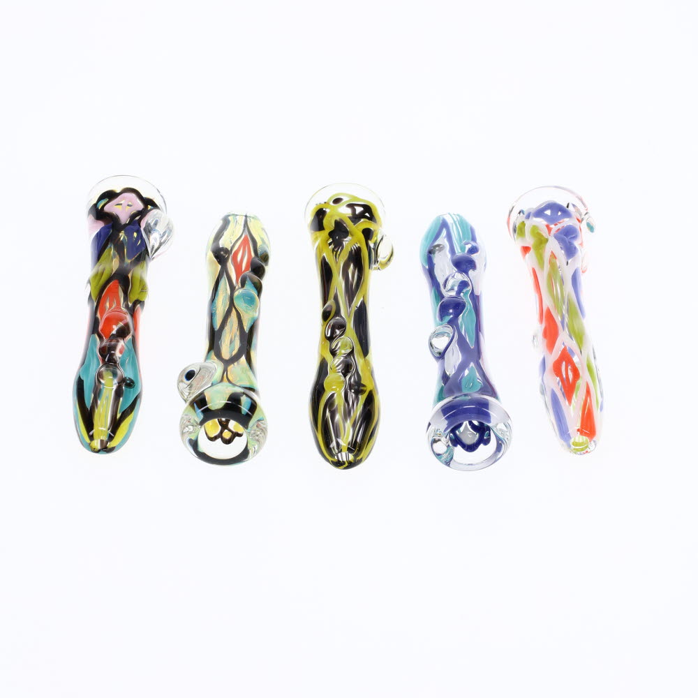 Rotational Science Glass Diamond Line Mix Color Onie