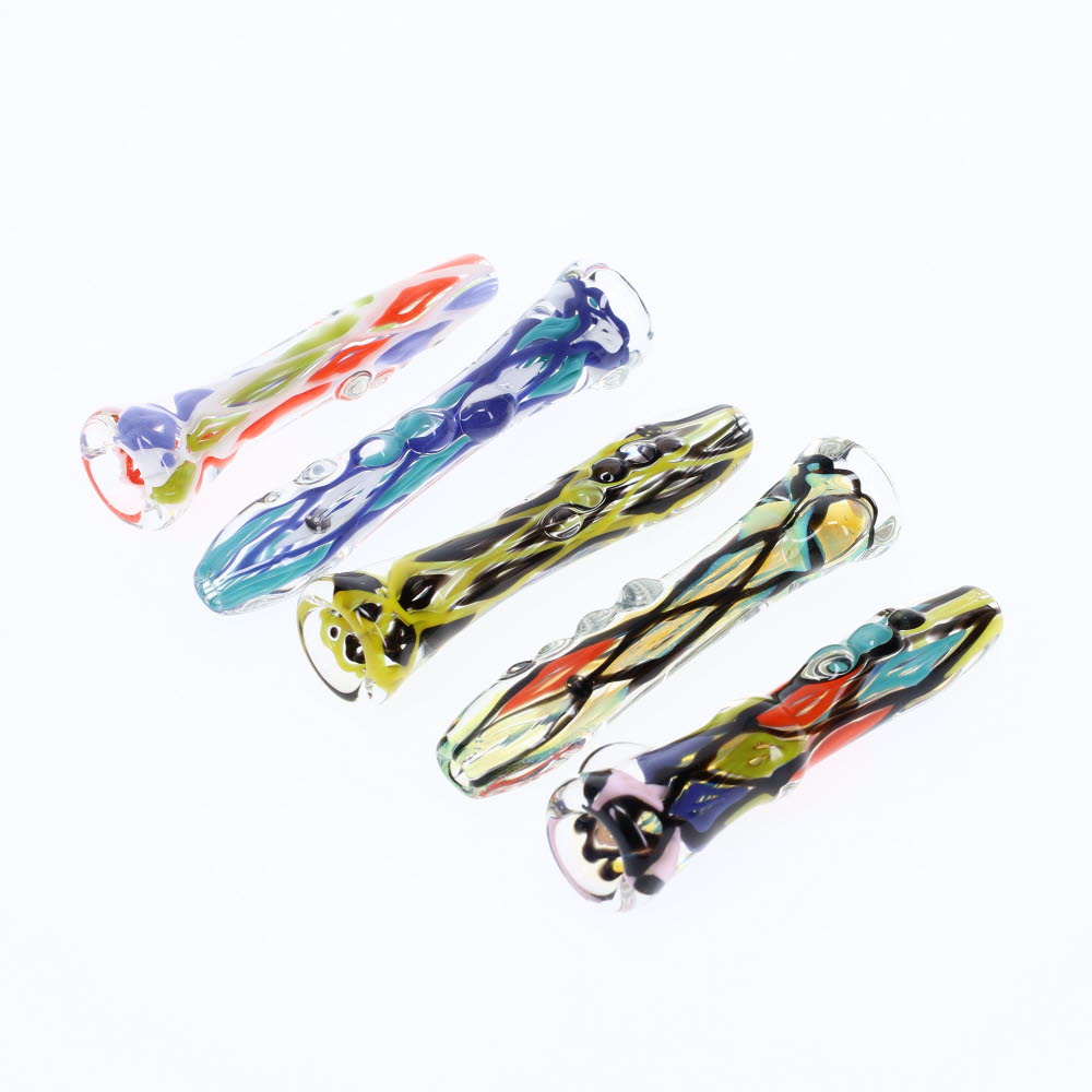 Rotational Science Glass Diamond Line Mix Color Onie