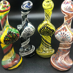 Rotational Science Glass Fillacello Twist Bubbler