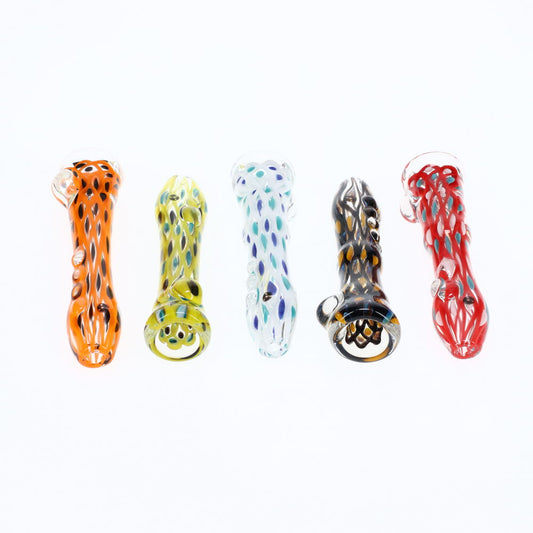 Rotational Science Glass Rattichello Mixed Color Chillum