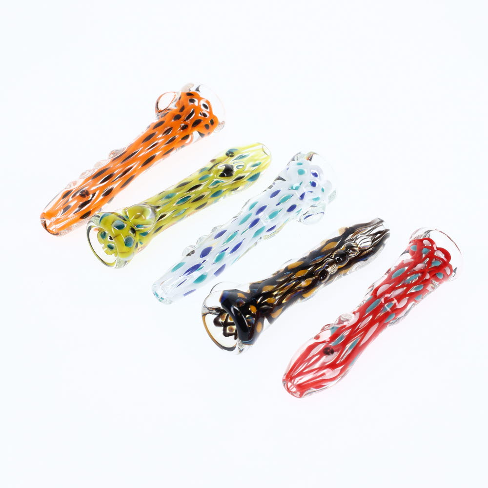 Rotational Science Glass Rattichello Mixed Color Chillum