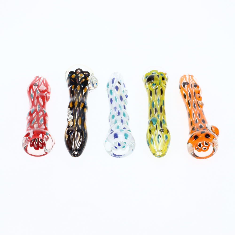 Rotational Science Glass Rattichello Mixed Color Chillum
