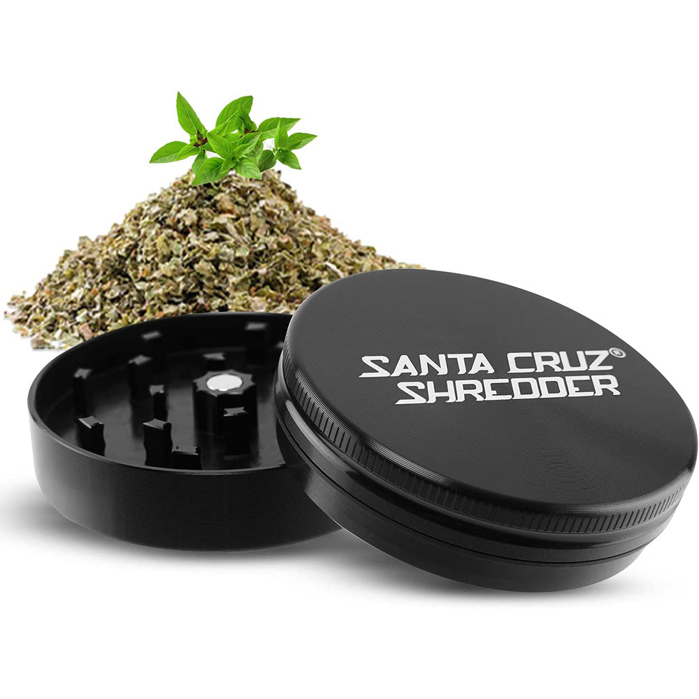 Santa Cruz Shredder 2 Piece Grinder - Large  - Black