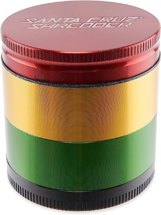 Santa Cruz Shredder 4 Piece Grinder - Medium  - Rasta