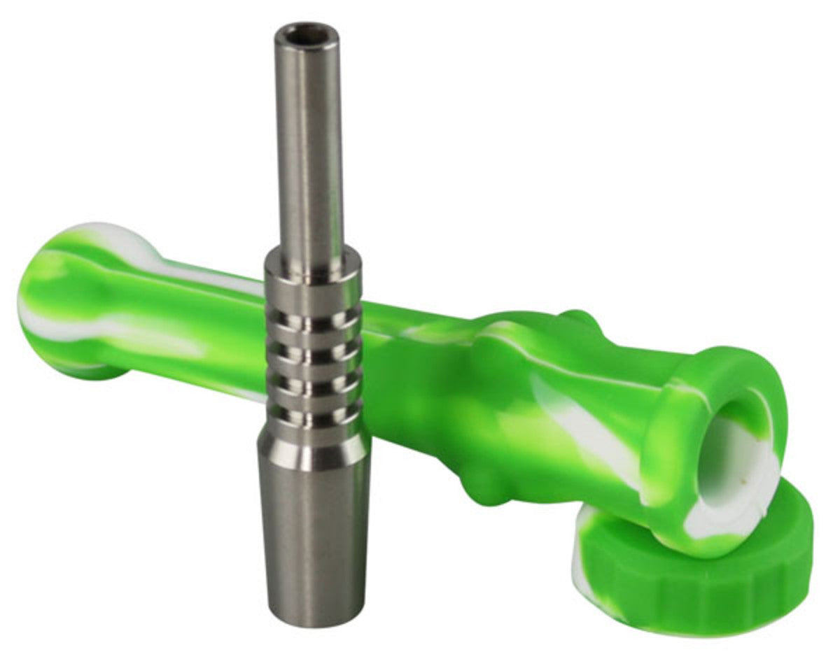 Silicone Nectar Collector + Titanium Tip - 14mm